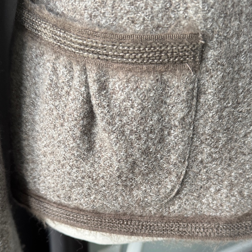 Armani Collezioni Taupe Wool Blazer size 12 - Picture 3 of 10